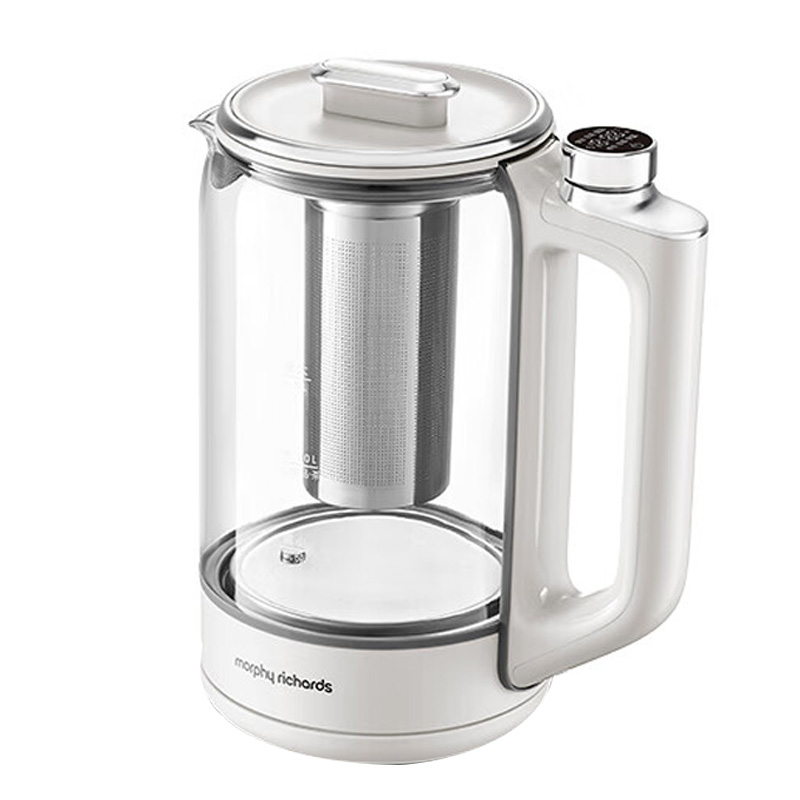 摩飞煮茶器1.5L养生壶智能恒温多段变频烹煮茶壶椰奶白MR6089