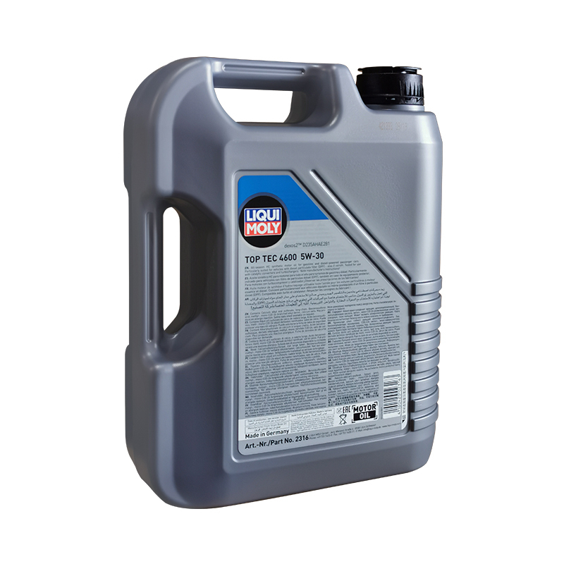 力魔(LIQUI MOLY) 顶技4600 全合成机油 5W-30 C2/ C3 SN/CF 5L 德国原装进口