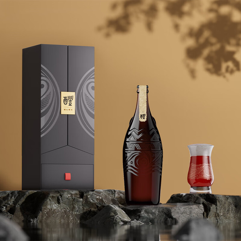 雪花啤酒(Snowbeer)醴18.8度999ml*1瓶礼盒装 礼以醴成高清大图