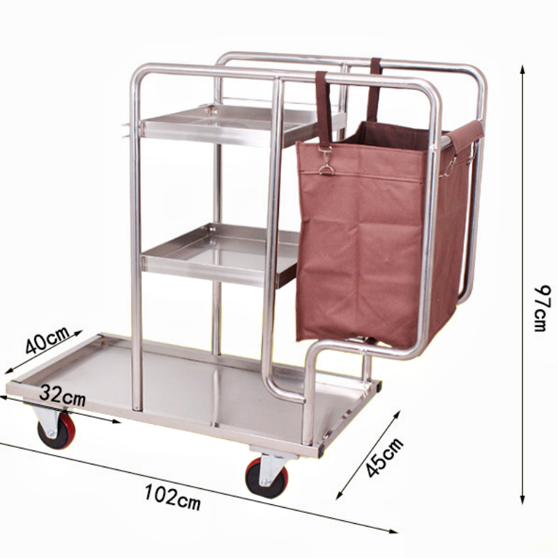 豫龙都 布草车不锈钢个高清大图