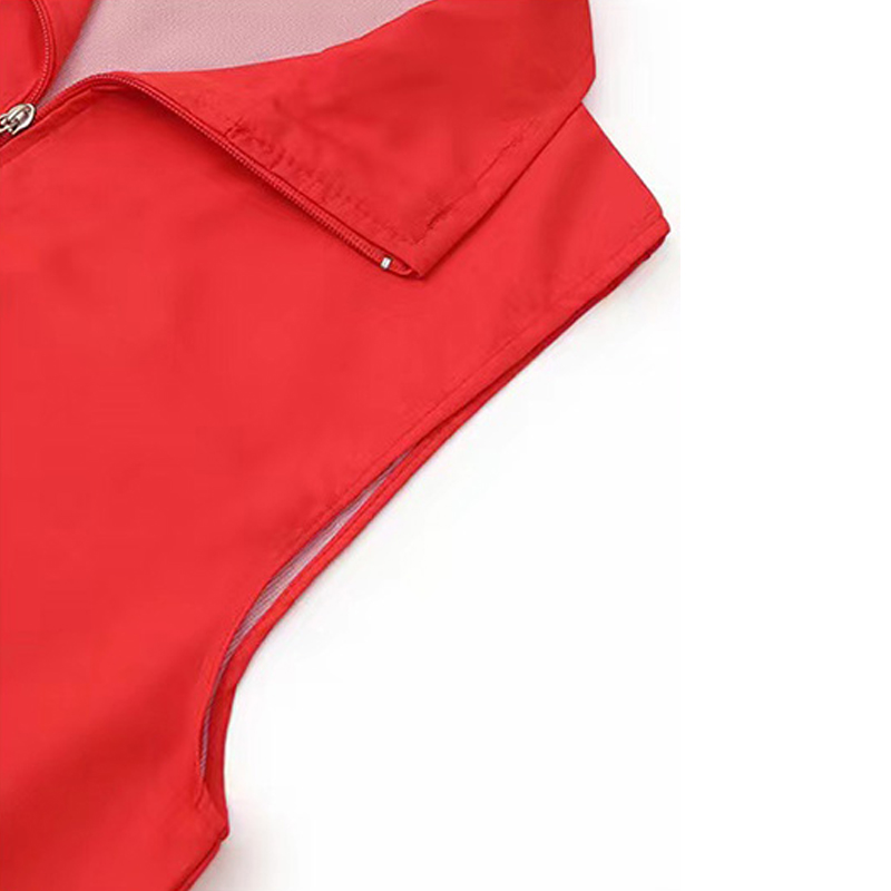 邦能之星志愿者红色马甲定制印LOGO印字社区公益广告文化衫团队工作服背心N55231高清大图