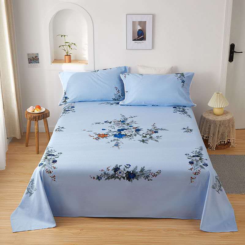 纯棉床单上海老式国民床单加厚亲肤全棉床单宿舍单人双人床单被单