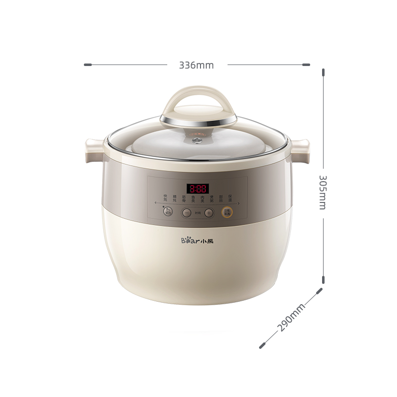 Bear/小熊 DDZ-B45B2 电炖锅电炖盅家用全自动多功能煲汤隔水炖高清大图