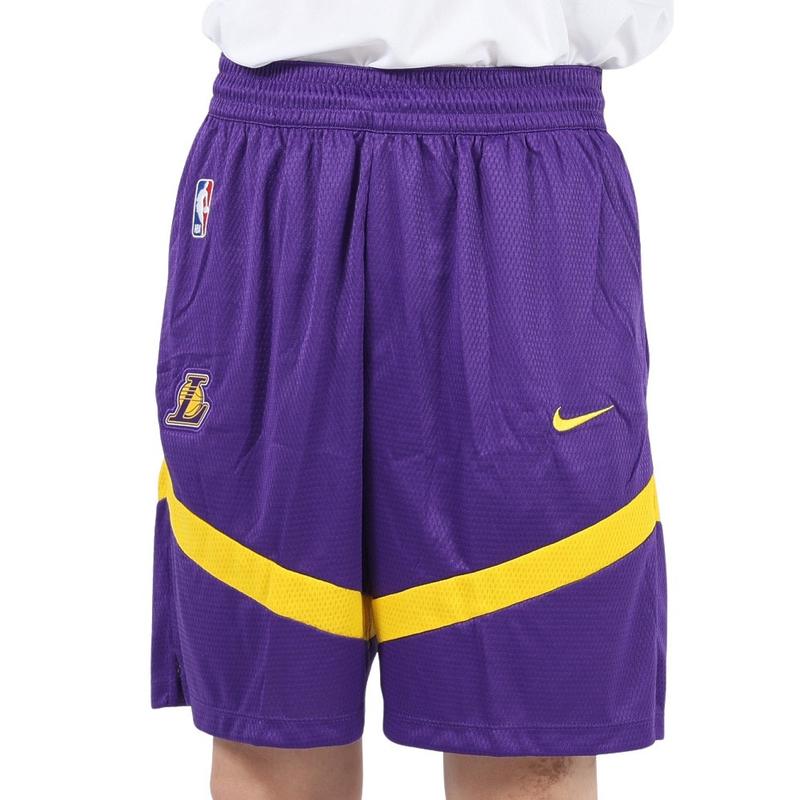 男士篮球运动裤LA湖人队训练Icon款NBA实战舒适透气高清大图