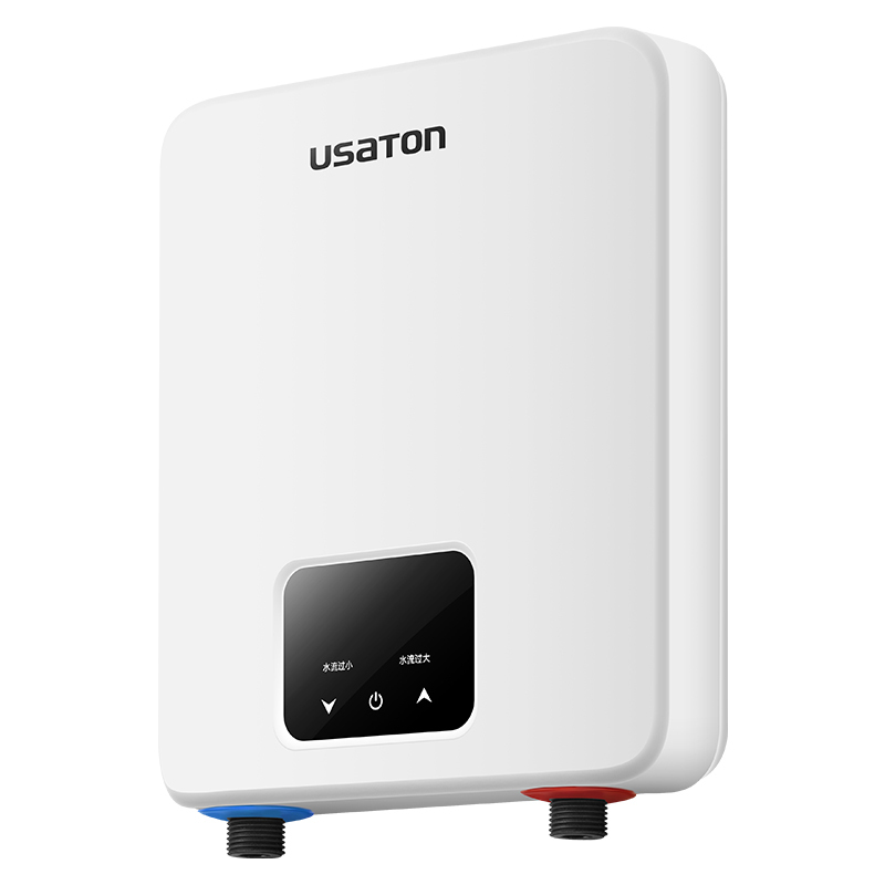 阿诗丹顿即热式迷你小厨房宝电热水器家用免储水5500W即开即热0等待厨房卫生间洗澡淋浴横竖壁挂躺卧随意装DSKH55-3高清大图