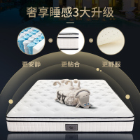 Serta/舒达 哈佛 乳胶弹簧床垫 天丝面料 1.8m双人床垫 1.8*2.0米 1.5*2.0米