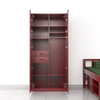 臻远 ZY-JFJJ-09 内务柜物品柜营房家具木质衣柜单人更衣柜