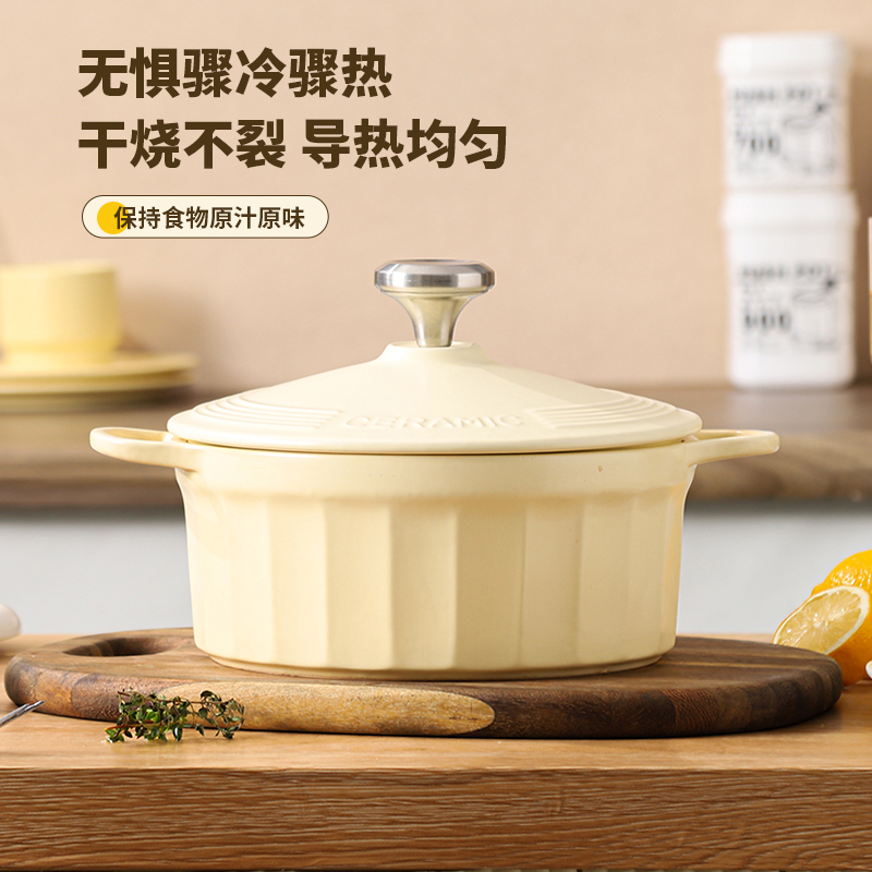 栢士德BYSTON丽达斯陶瓷砂锅BST-1025高清大图