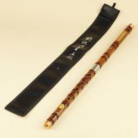 炎黄专业校音笛 教学笛 吹奏天然铜接口二节江南横笛丝竹生笛子苦竹笛 中音C