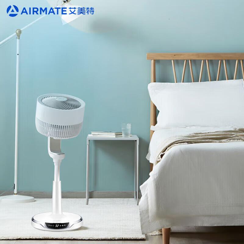 艾美特(AIRMATE)空气循环扇家用电风扇空气对流式摇头涡轮换气扇大风量落地扇节能风扇黑白天鹅 等离子空气循环扇扇FA高清大图