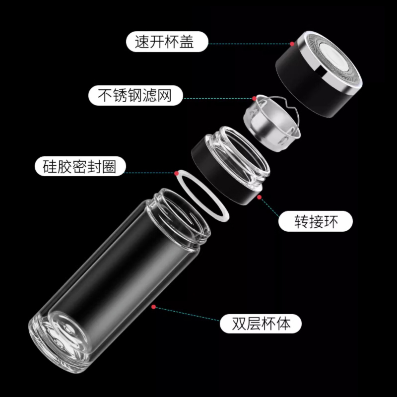 欧博思玻璃杯J913高清大图