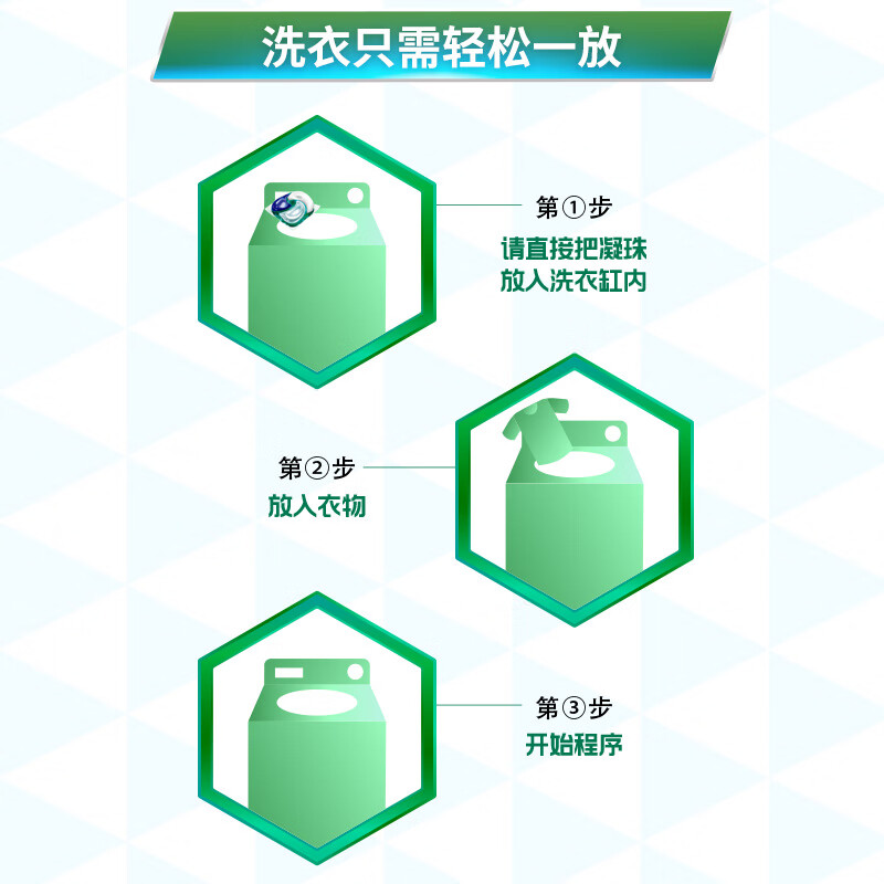 碧浪洗衣凝珠17颗杀菌抑菌除螨持久留香深层洁净高清大图
