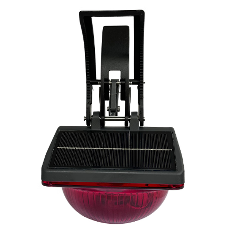 鸿灵睿芯 RX-JSD18 DC3.7V 5W IP66 10HZ LED太阳能声光警示灯(计价单位:盏)黑色高清大图