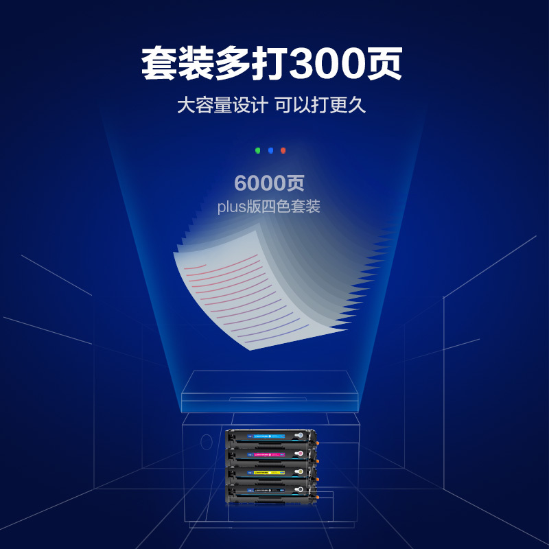 彩格CF400A硒鼓 适用惠普m252 m252n m252dw m274n m277n m277dw墨盒 201a粉盒