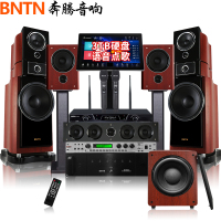 奔腾 (BNTN) 家庭影院K歌系统有源重低音炮客厅电视5.1别墅音响套装家用KTV音响影K功放配纽约旗舰点歌机套装