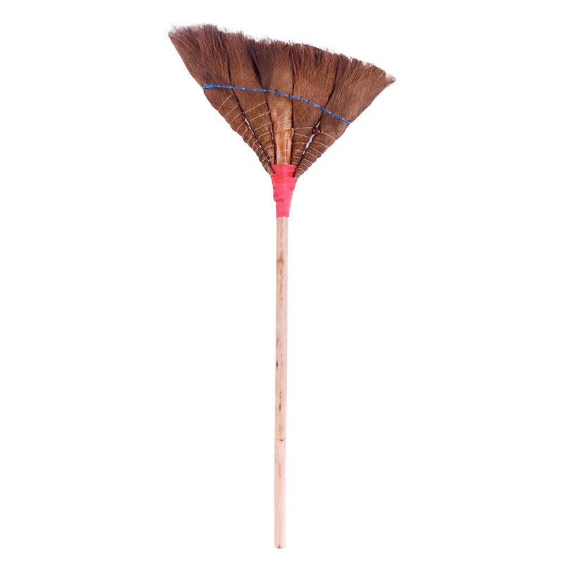 蕴铁木杆棕毛扫把45*90cm/把高清大图