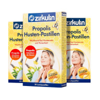 德国哲库林(Zirkulin) 进口蜂胶润喉糖 清凉糖无糖含片 加强型 30粒 0.054