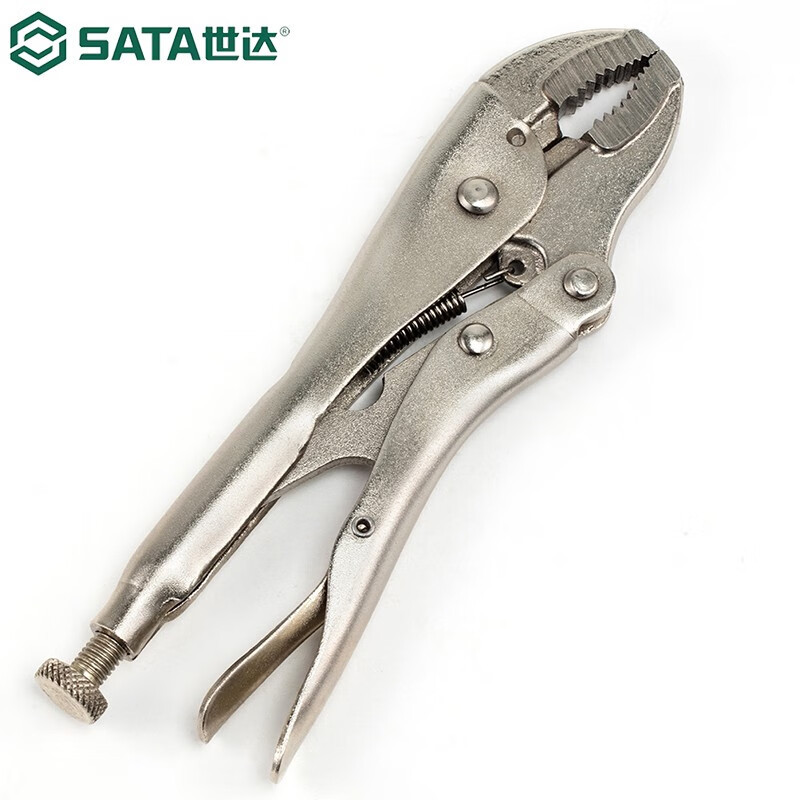 世达(SATA) 7英寸圆口带刃大力钳 71102高清大图