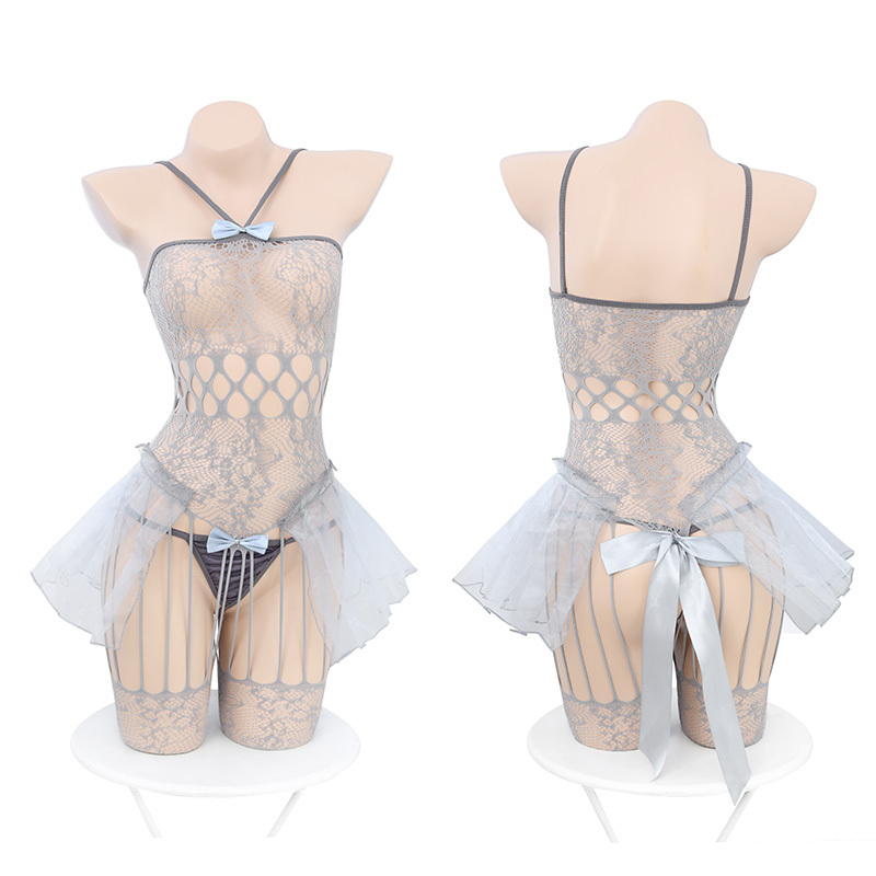 霏慕性感镂空女式情趣睡衣大码开裆内衣女士情趣内衣套装7483高清大图