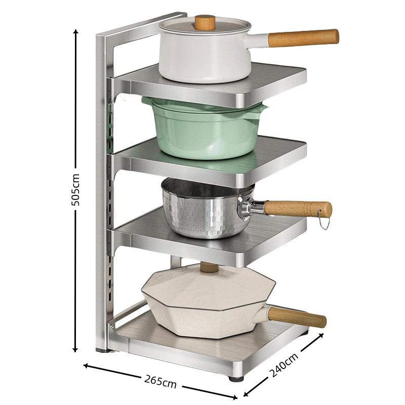 豫龙都不锈钢置物架防滑款个高清大图