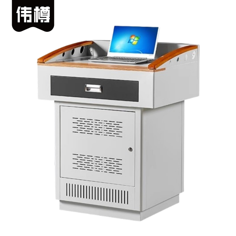 伟樽钢制讲台80*68*100cm张