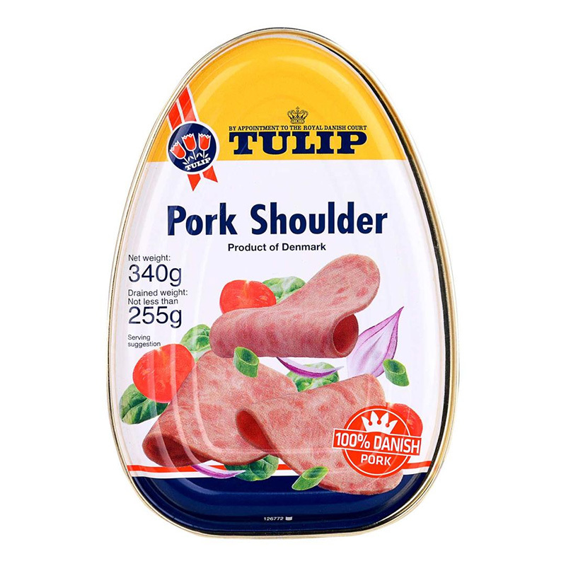 郁金香猪肩肉罐头（猪肉罐头） 340g（丹麦进口 盒）