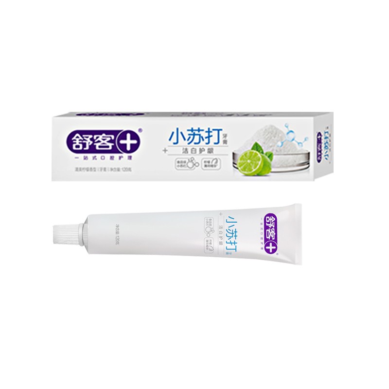 舒客小苏打牙膏(洁白护龈)120克*2”高清大图