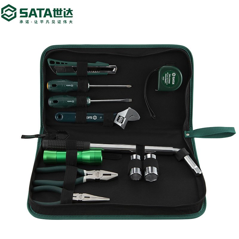 世达(SATA)11件司机随车工具组套 维修组套 手动工具套装 06011 1套