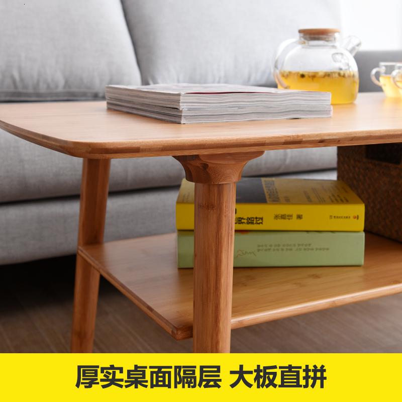 茶几北欧双层小户型现代客厅桌子简约茶桌创意实木边几角几小方桌_12_243高清大图