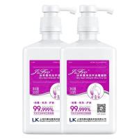 洁芙柔免洗洗手液500mlX2瓶消毒凝胶杀菌儿童洗手免水洗
