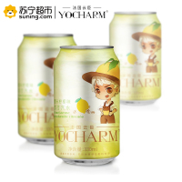 云臣 (Yocharm) 薏米柠檬味 苏打水 含气饮料 330ml*24听 整箱装