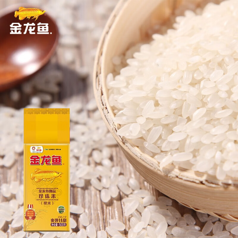 金龙鱼 御品珍珠米(粳米)500g*1高清大图