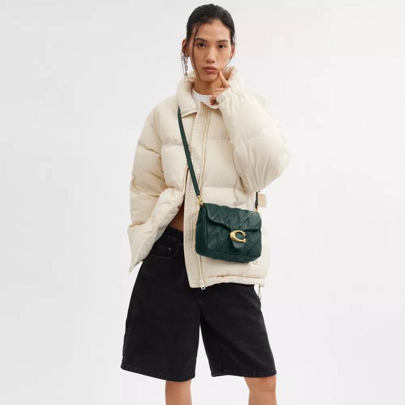 COACH蔻驰时尚复古方形女包洗水绗缝设计舒适百搭出行佳品