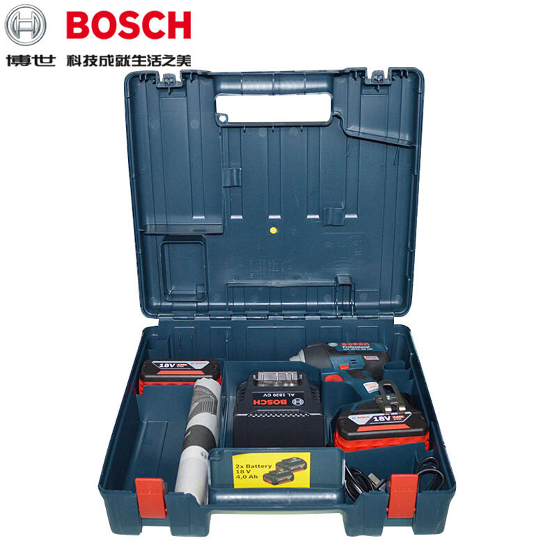 【苏宁自营】博世（BOSCH）电动扳手GDS18V-EC300锂电冲击扳手无刷充电扳手电动工具