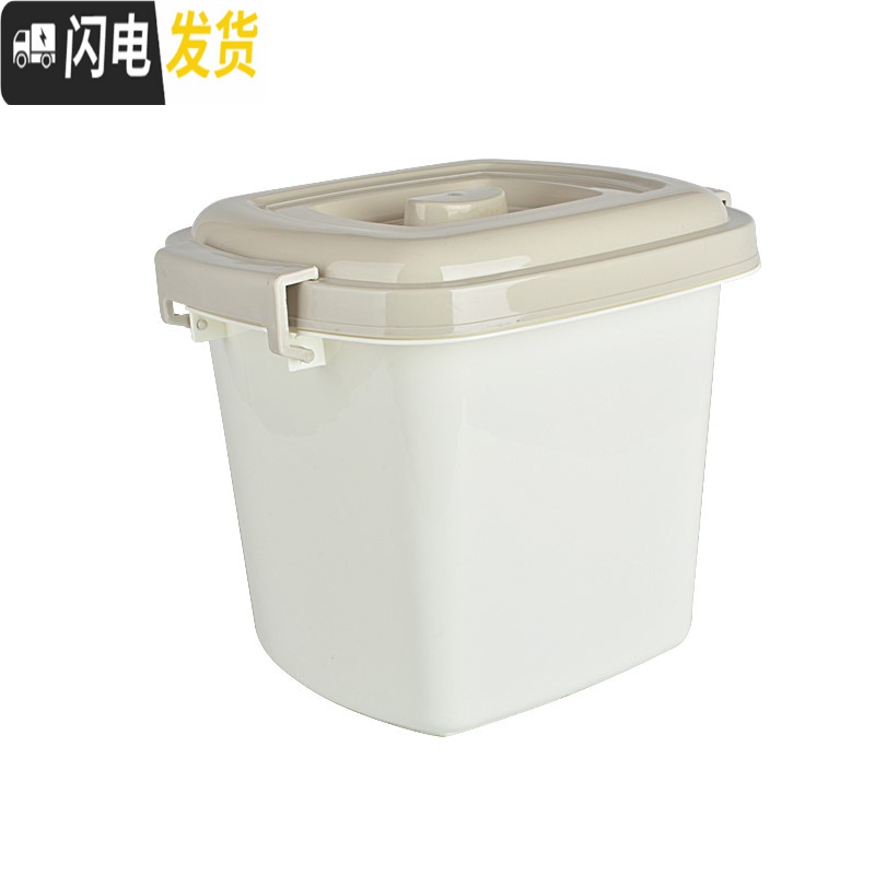 三维工匠家用收纳防潮20斤50斤米缸40斤密封防虫30斤面粉装米桶储米箱10。收纳桶高清大图