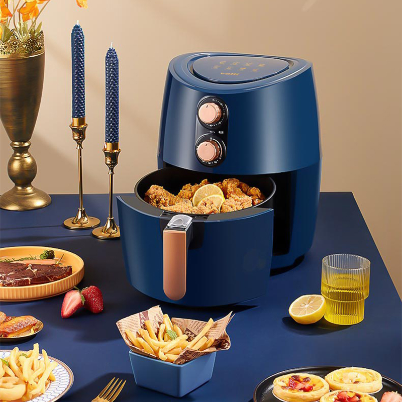 vkz001c空气炸锅 5l大容量家用煎炸锅 低油轻脂不粘大功率空气烤箱多