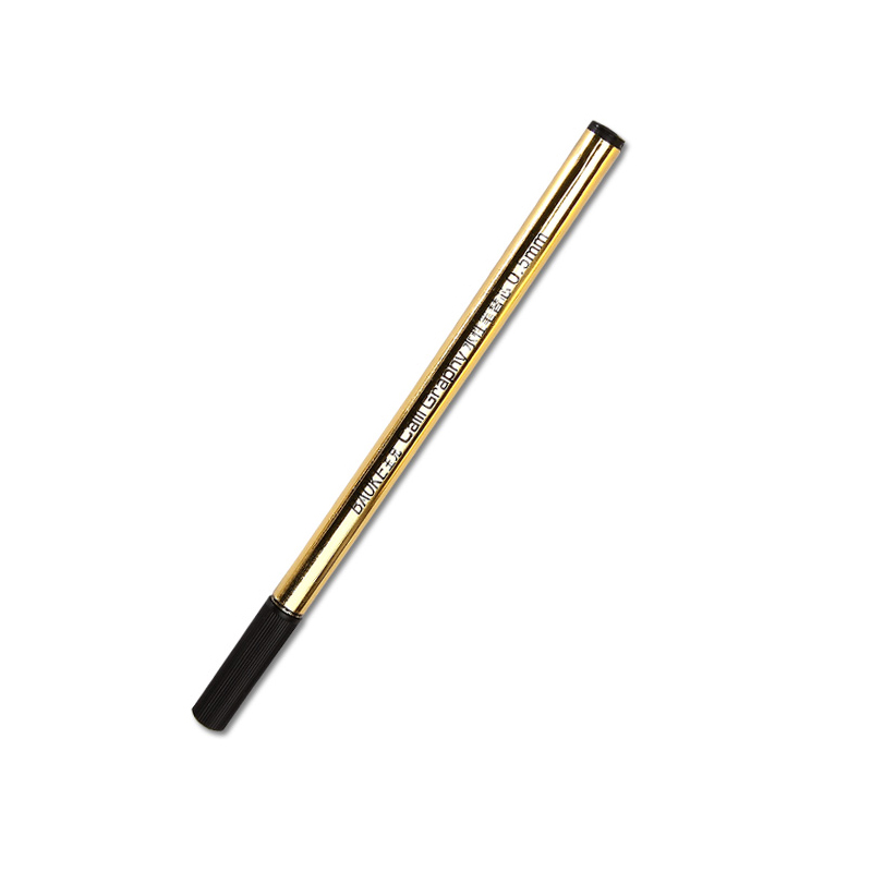 宝克(baoke)正品笔芯NO500办公宝珠笔水性笔专用替芯0.5mm0.7金色笔杆替芯111