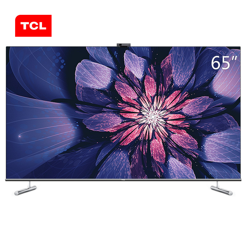 TCL 65Q6 65英寸液晶平板电视机 4k超高清 超薄 全面屏 人工智能 智慧屏 12米声控 37核处理器 社交电视