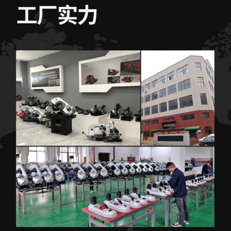 凯德龙带锯锯床小型木工台式家用不锈钢金属切割立卧式切管高清大图