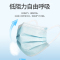 [出口白名单]一呵口罩100片 三层过滤 医生专用务医护透气 母婴可用 泡泡绳耳带