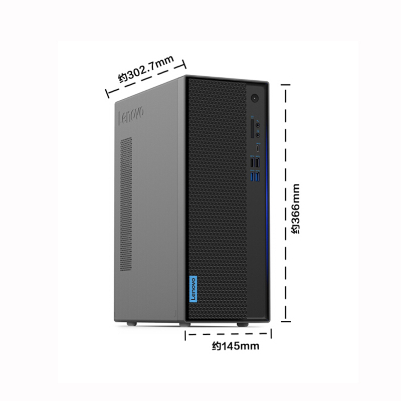 联想GeekPro-15 台式机电脑单主机I7-9700 8G 1TB+256GB固态 GTX1660Ti 6GB独显