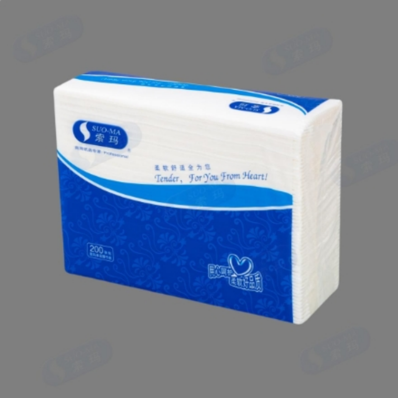 索玛 单层擦手纸D08.05.168 215mm*225mm*1层,200抽*20包/箱高清大图