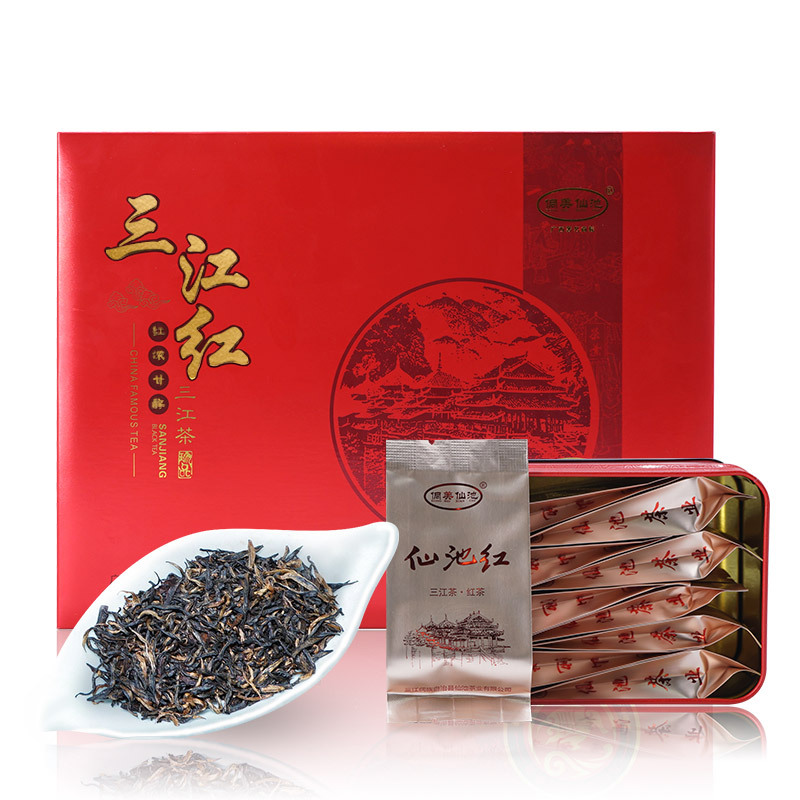 【中华特色】三江馆 2020广西三江 特产红茶 侗美仙池牌 仙池红礼盒装200g 华南地区 48小时内发货