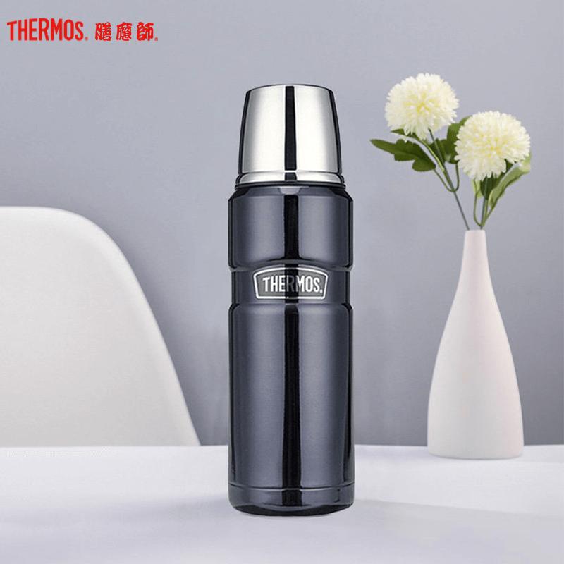 膳魔師(THERMOS)保温杯SK-2000膳魔师高真空304不锈钢户外旋盖式保冷杯水瓶车载杯470ml 家用旅行/通用