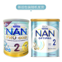 雀巢（Nestle）NANPRO OPTIPRO铂金超级能恩金装婴儿配方奶粉800g 2段*3罐（直邮）