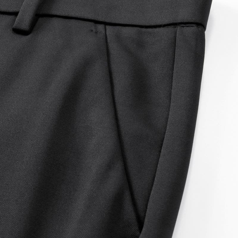 鳄鱼恤CROCODILE 男士垂顺抗皱显瘦直筒商务休闲长裤图片