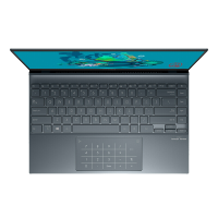 华硕（ASUS）灵耀14 14英寸新品U4700JA超长续航轻薄本笔记本电脑（十代酷睿i5-1035G7 16G内存 1TB固态 100%sRGB色域 人脸识别 松木青）