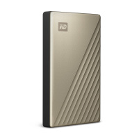 西部数据（WD）MyPassport Ultra 2TB2.5英寸西数USB3.0TYPE-C 移动硬盘金色智能加密备份