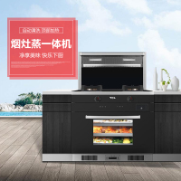 TCL 自动清洗 预约功能 蒸箱集成灶 油烟机燃气灶蒸箱一体机 烟灶联动 套餐 天然气/液化气 集成灶