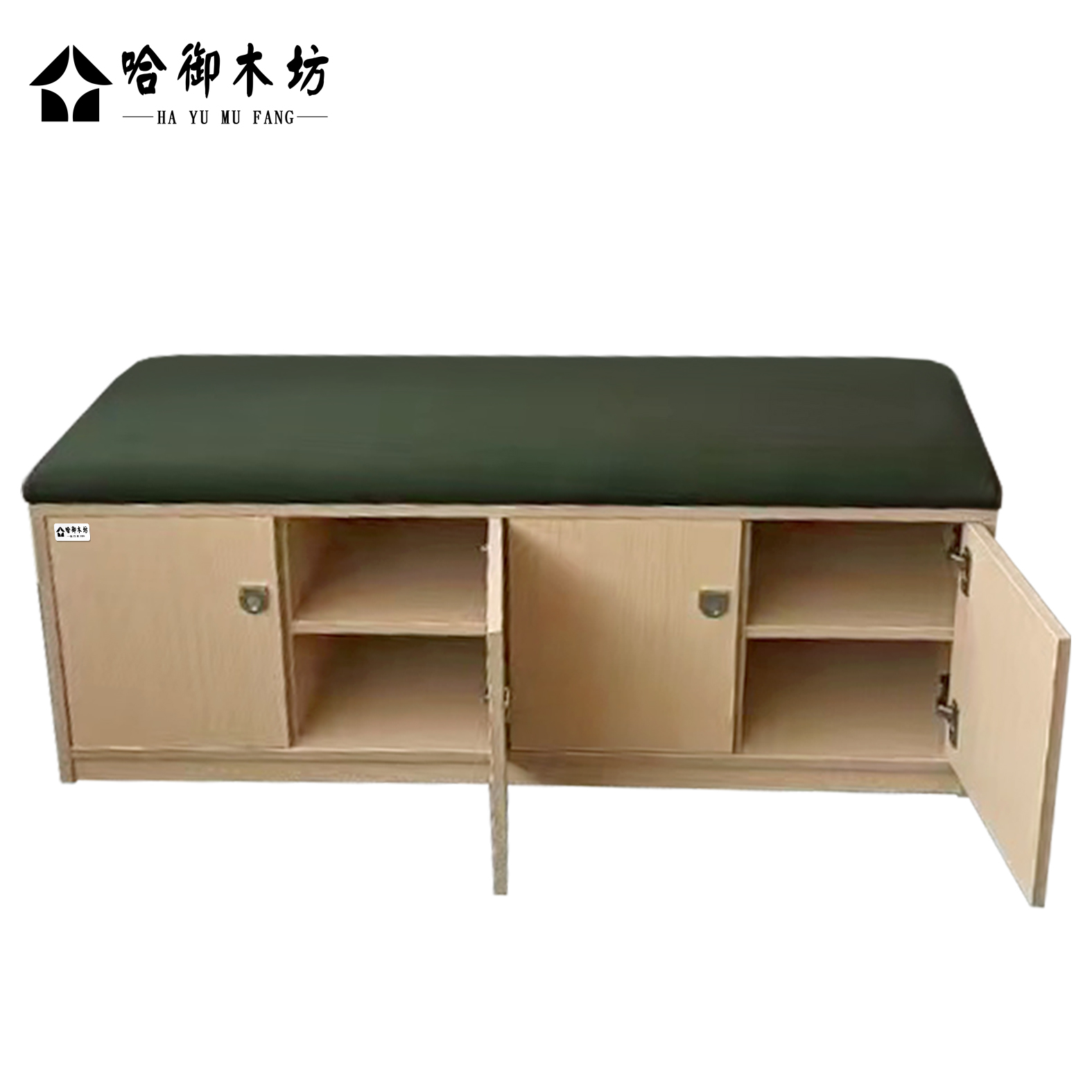 哈御木坊可定制简约鞋柜换鞋凳1200*400*400mm/个高清大图